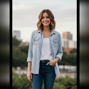 Nostalgia Woman's Buttons Down Shirt Size S